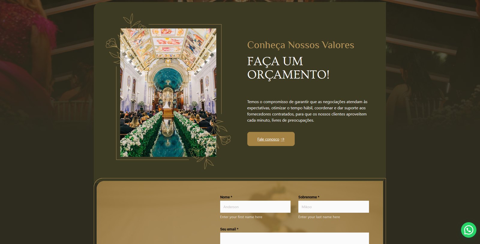 Chamada de orçamento da Múltipla
